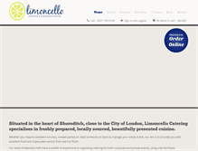 Tablet Screenshot of limoncellocatering.co.uk